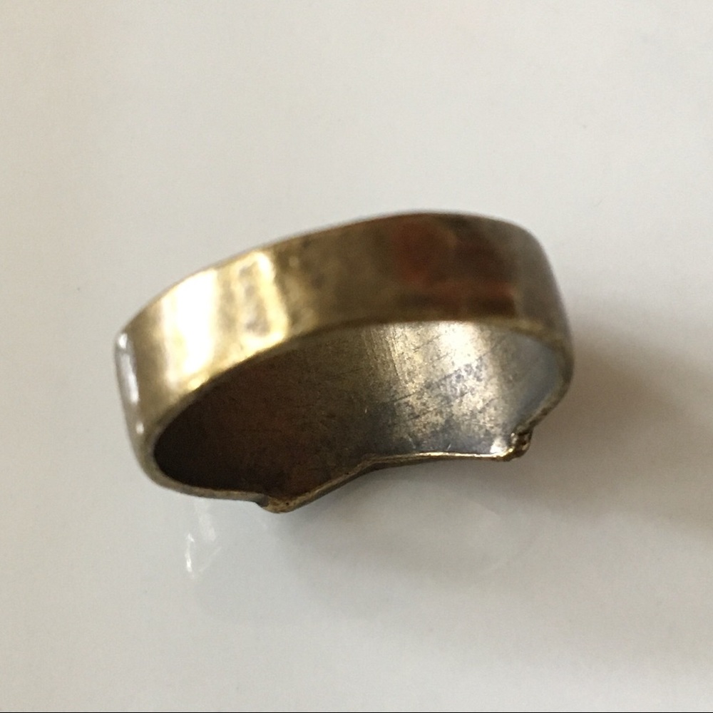 Vintage Brass ‘Royal Flush’ Ring - Picture 3 of 4